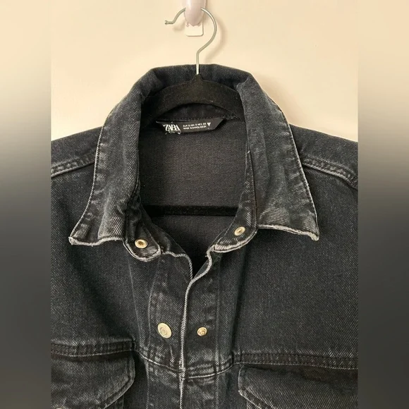 Zara Oversized Denim Jacket, size M - Picture 9 of 9